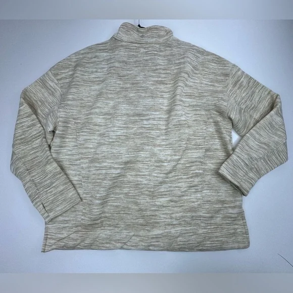 NEW Rise by Lularoe Persistent Half Zip Pull Over Fleece Sweatshirt Size 1X - Picture 3 of 15